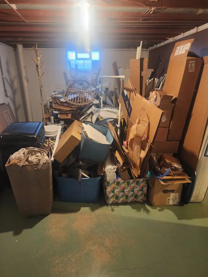 Roll-off dumpster container at job site for 15 Yard Dumpster Rental in Santa Ynez